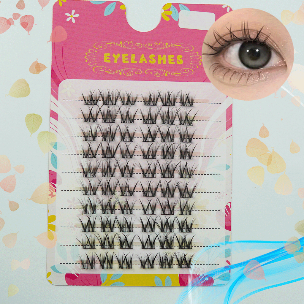Bulu Mata Palsu  Fashion Eyelash Douyin Make Up Stayl Eyelash Extension JM011