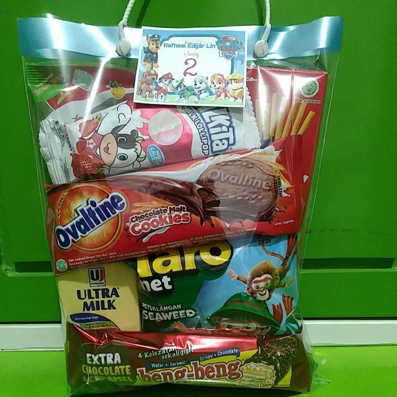 

Bingkisan ulang tahun/paket ulang tahun/souvenir ulang tahun/hampers ulang tahun