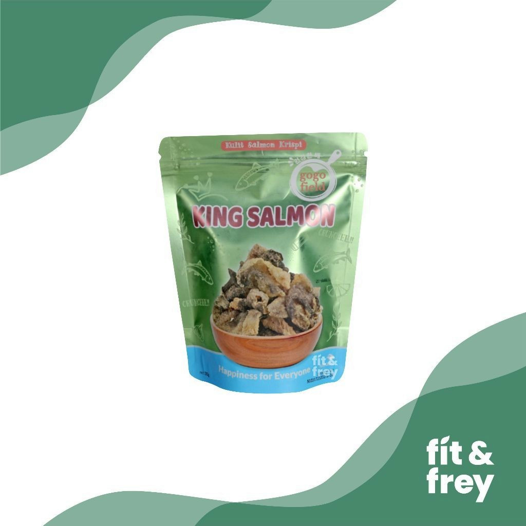 

GOGOFIELD King Salmon 30g - Cemilan Kulit Salmon Krispi - Salmon Skin