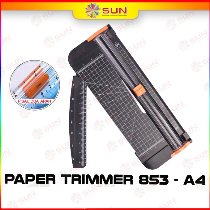 

KODE C12H Alat Potong Kertas Paper Cutter Paper Trimmer 853 A4 Refill Blade