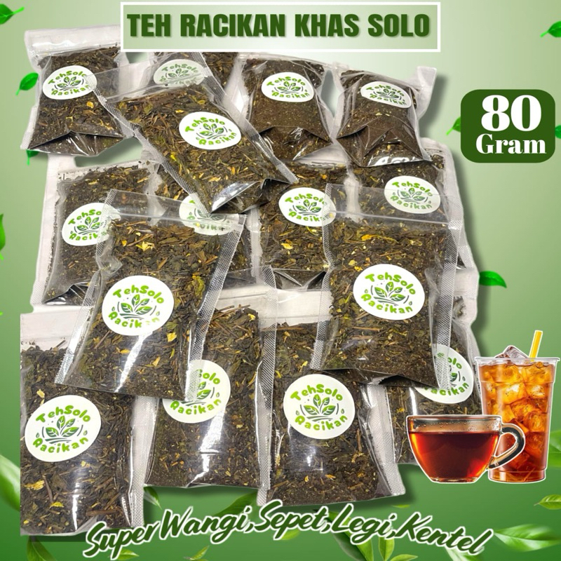 

Racikan Teh Asli Solo, Wangi Sepet Legi Kentel 80gram