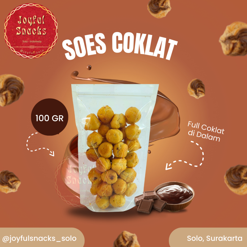

[100 Gr] SOES COKLAT | JOYFUL SNACKS SOLO