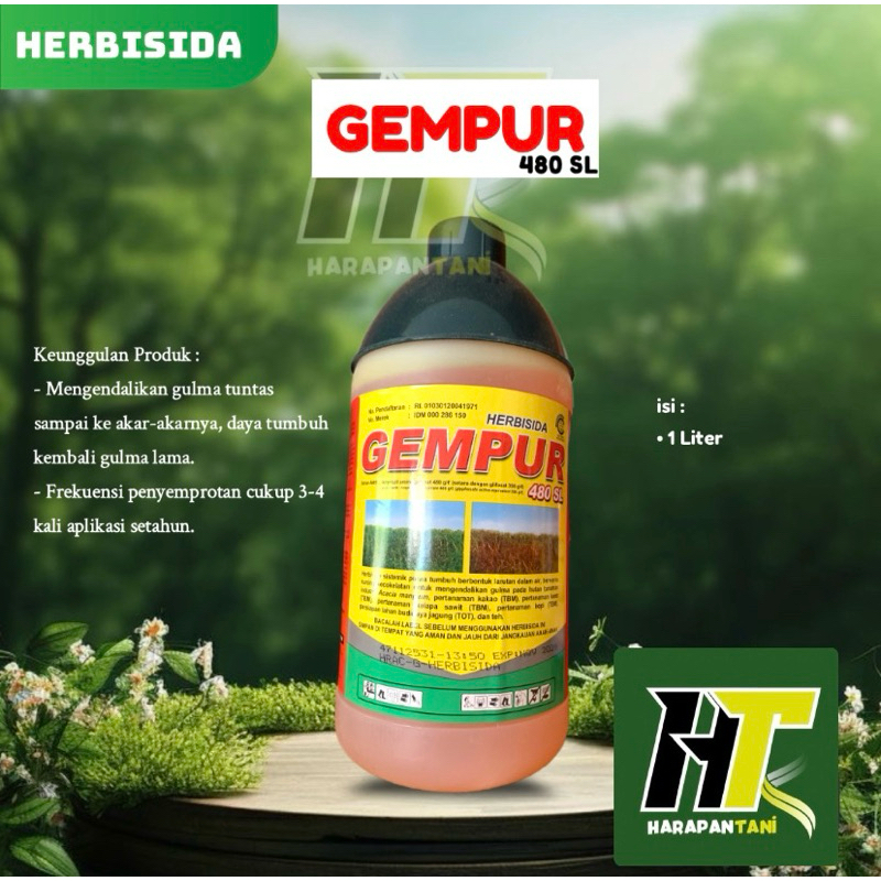 GEMPUR 480SL | HERBISIDA | PEMBASMI RUMPUT