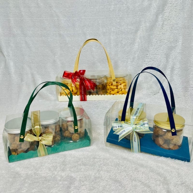 

Box Mika Transparan Handle Kulit Gepeng Mika Box Kulit Gepeng Premium Quality