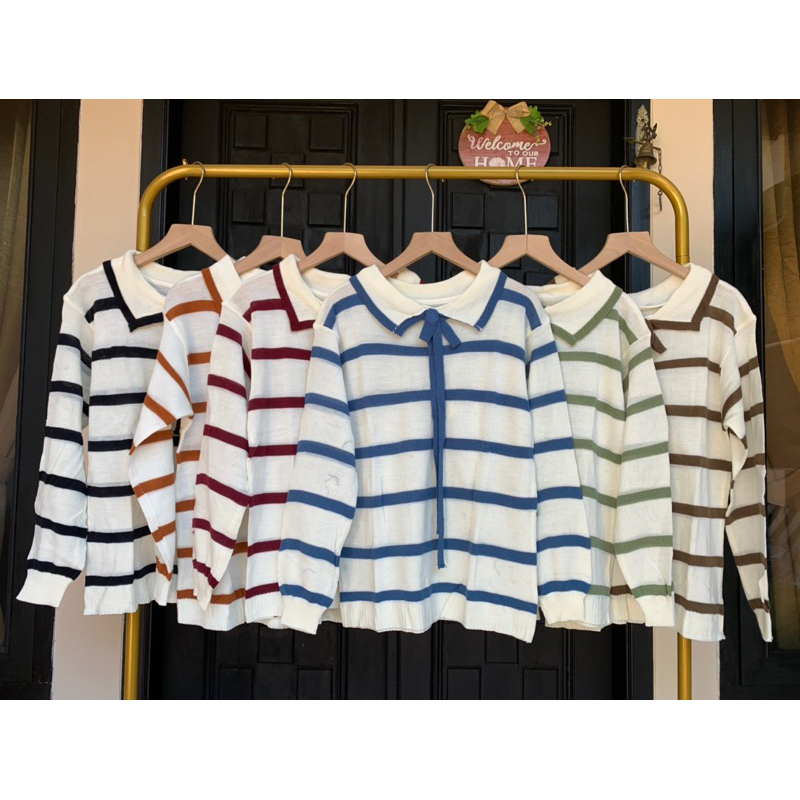 Atasan rajut/baju atasan rajut/atasan rajut pita