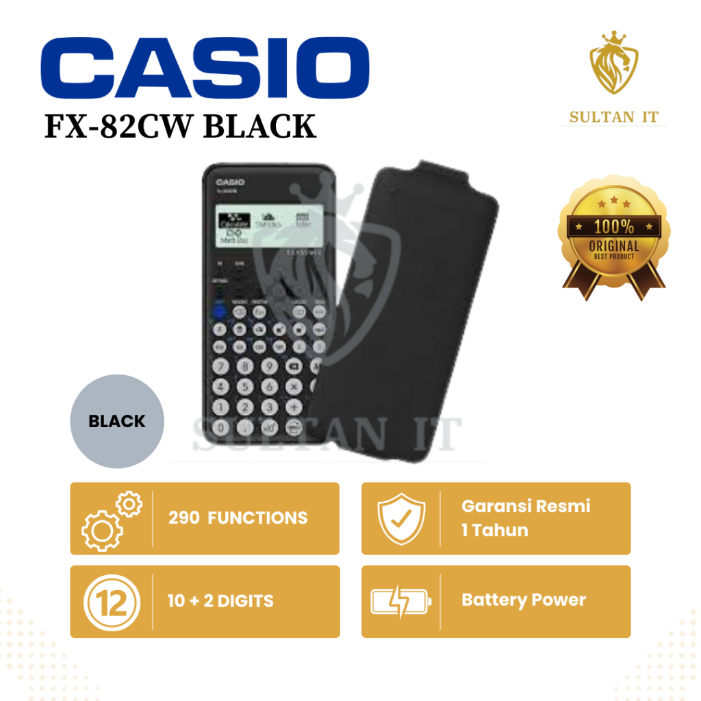

KALKULATOR CASIO FX 82CW Black , kalculator FX-991CW ORIGINAL