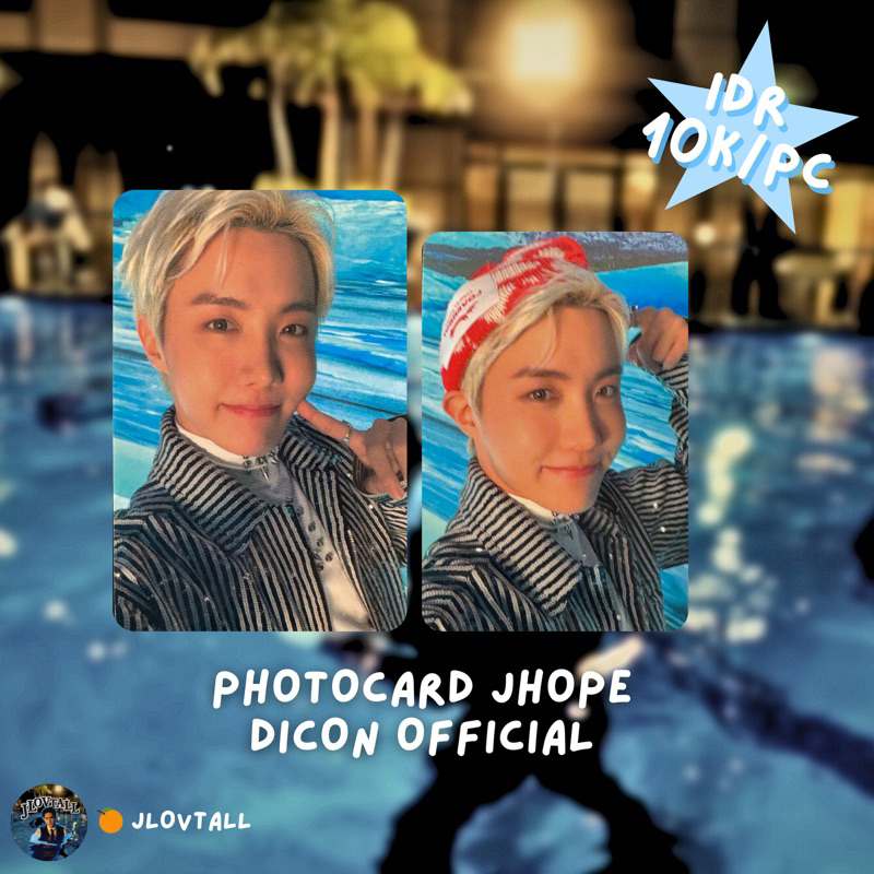 Photocard JHOPE Dicon Official