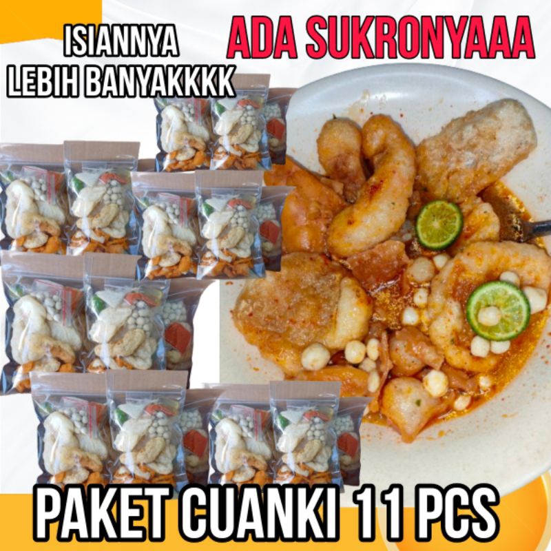 

CUANKI INSTAN SUKRO 11 PCS / bisa COD CUANKI INSTAN