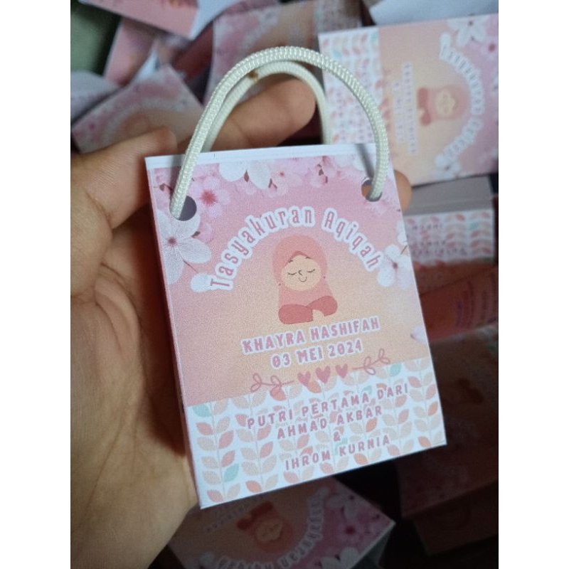 

Paper Bag Telur Tasyakuran Aqiqah