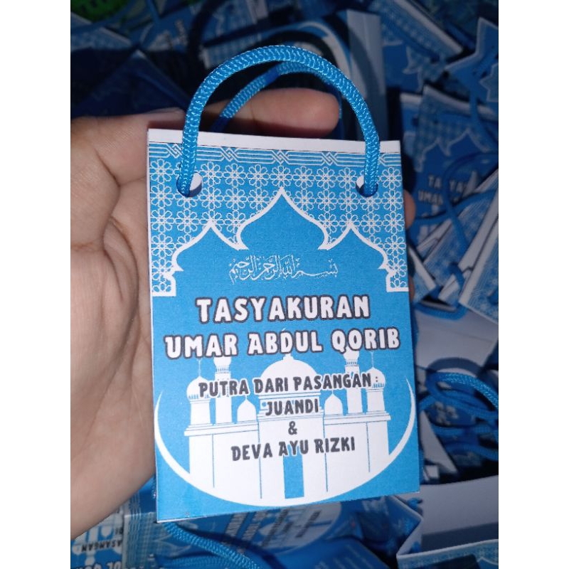 

Paper Bag Telur Tasyakuran Aqiqah.