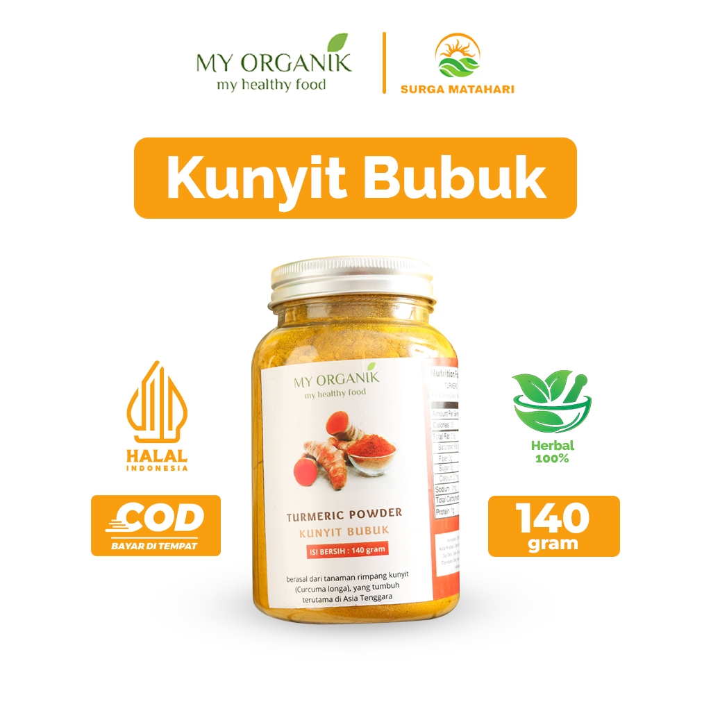 

My Organik Kunyit Bubuk Murni Powder Tumeric Kunir Bubuk Asli Kunir Bubuk Asli