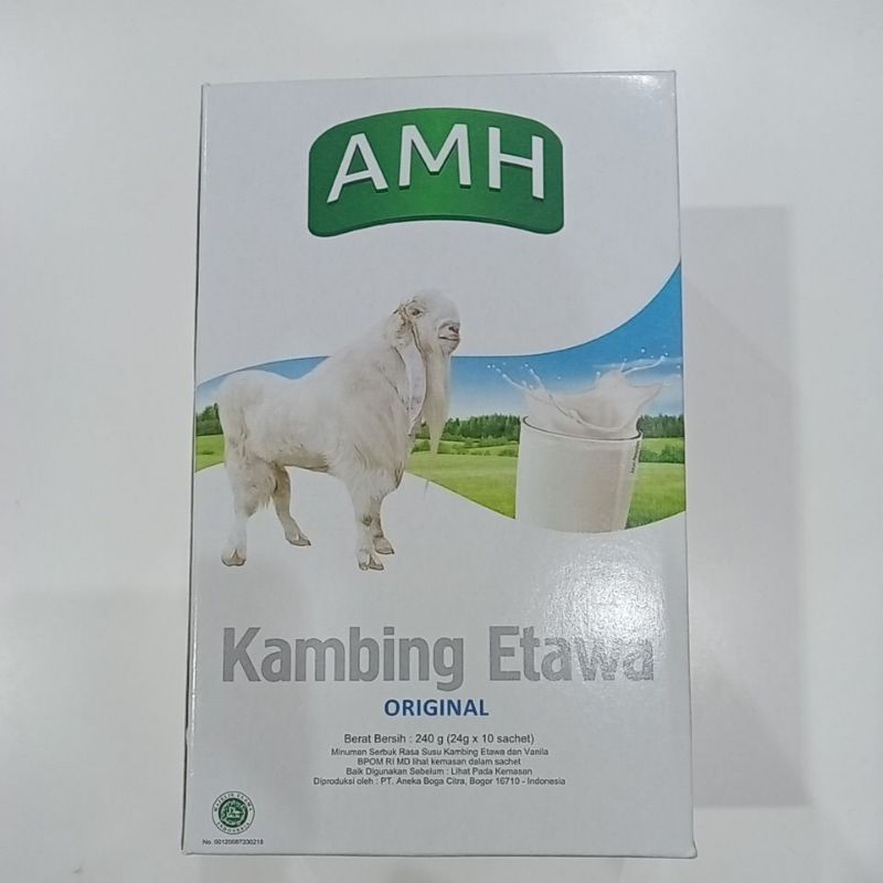 

AMH Susu Kambing Etawa Original isi 10 Sachet @24 g / 240 g