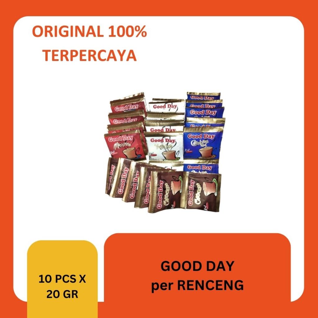 

Good Day 3 in 1 - RENCENG (10 sachets x 20 gr)