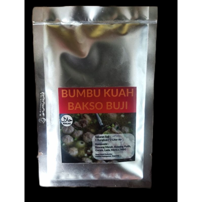 

bumbu kuah bakso premium Bu ji / untuk 2 liter air