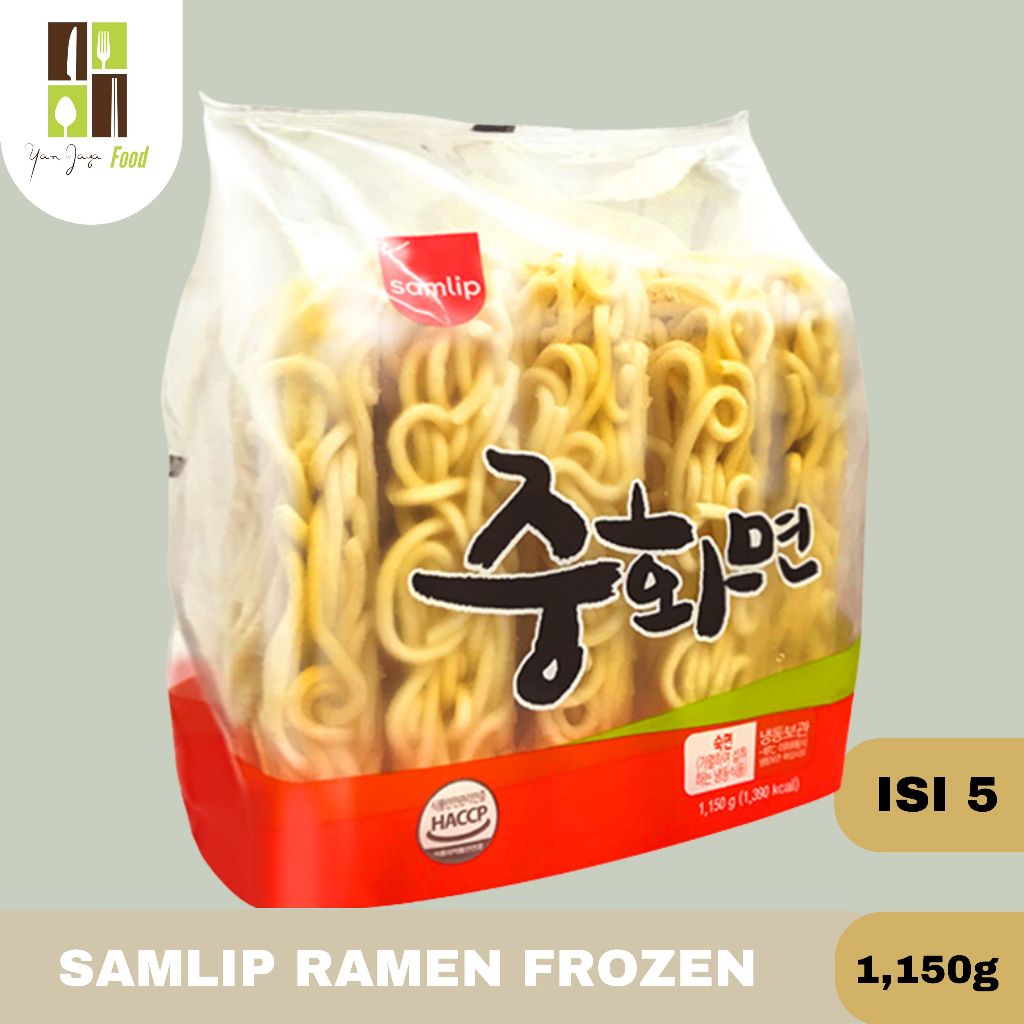 

Samlip Ramen Frozen / Ramen Beku / Ramen Noodle / Kemasan 1,150 Kg isi 5 Keping/PCS