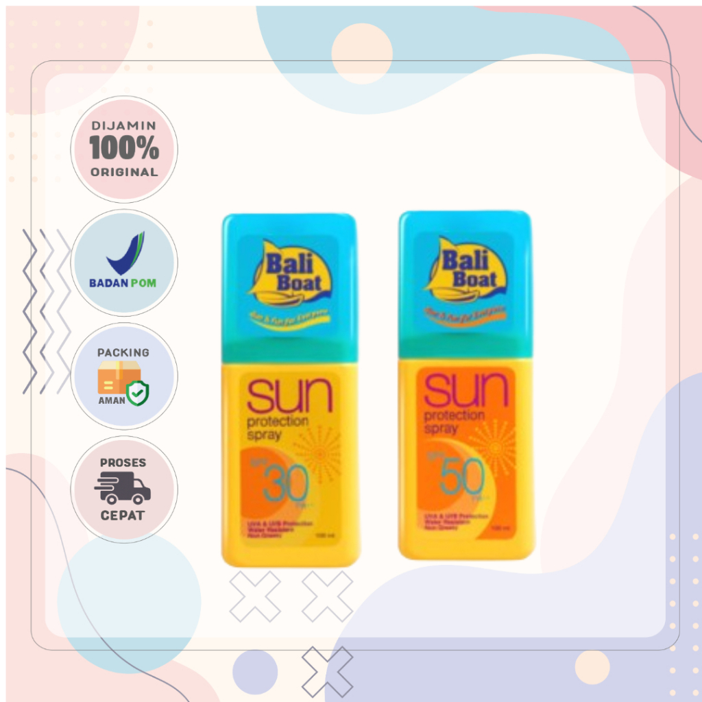 BALI BOAT - Sun Protection Spray SPF 30/SPF 50 PA +++(Freegift Random)