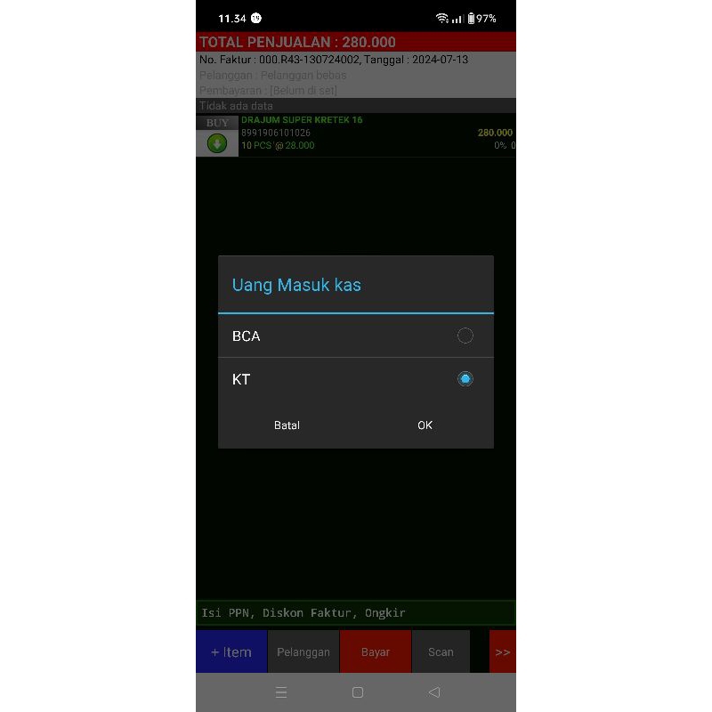 Aplikasi kasir SID RETAIL PRO