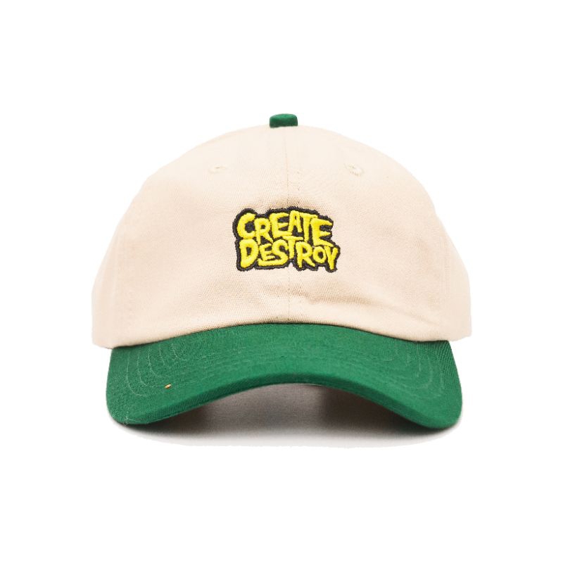 Omidoki Topi Polo Cap Hijau Cream Topi Distro Pria