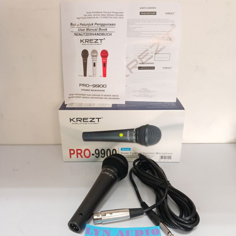 MIC KABEL KREZT PRO 9900 MIC VOCAL KREZT PRO9900