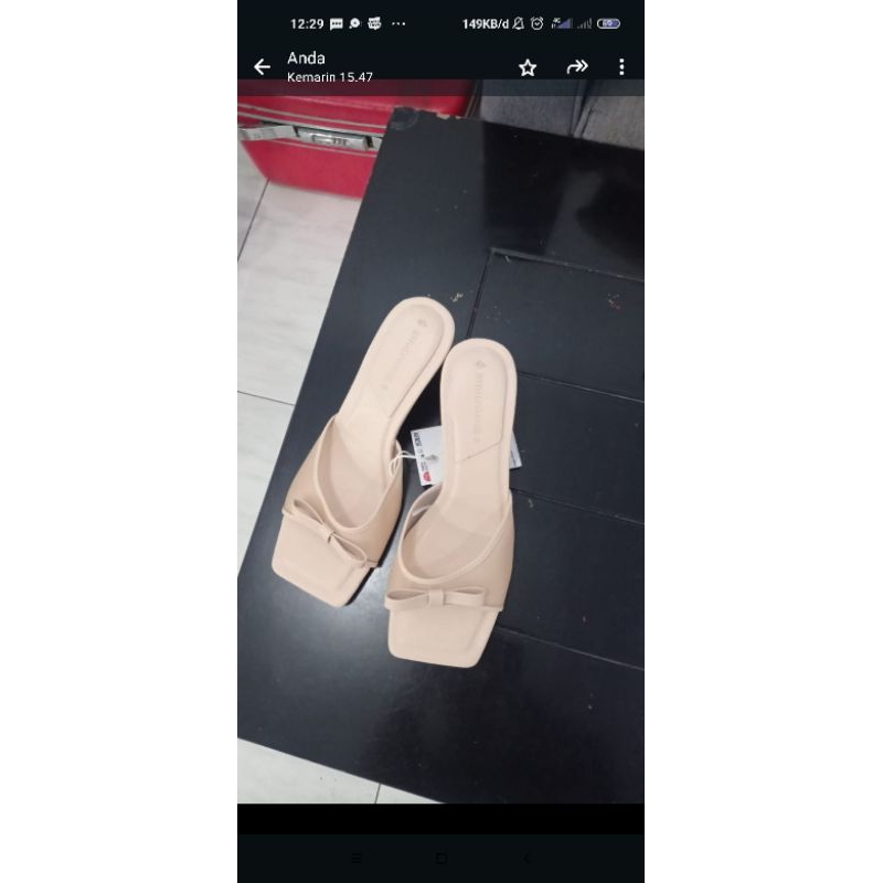 Heels sandal stradivarius sale ori