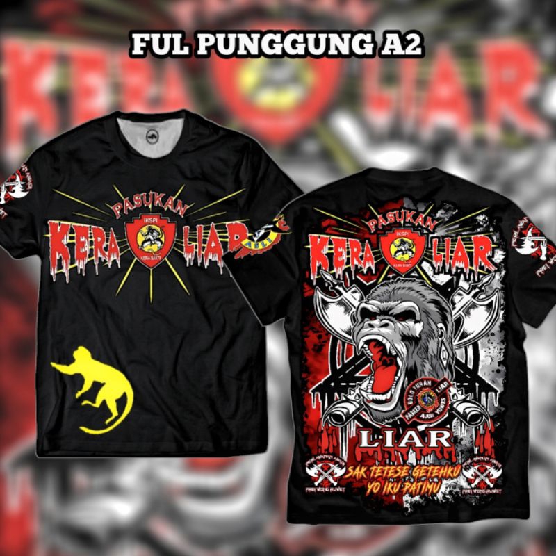 kaos pasker liar original ikspi kera sakti kaos distro disain terbaru pasker liar IKSPI Kera Sakti F