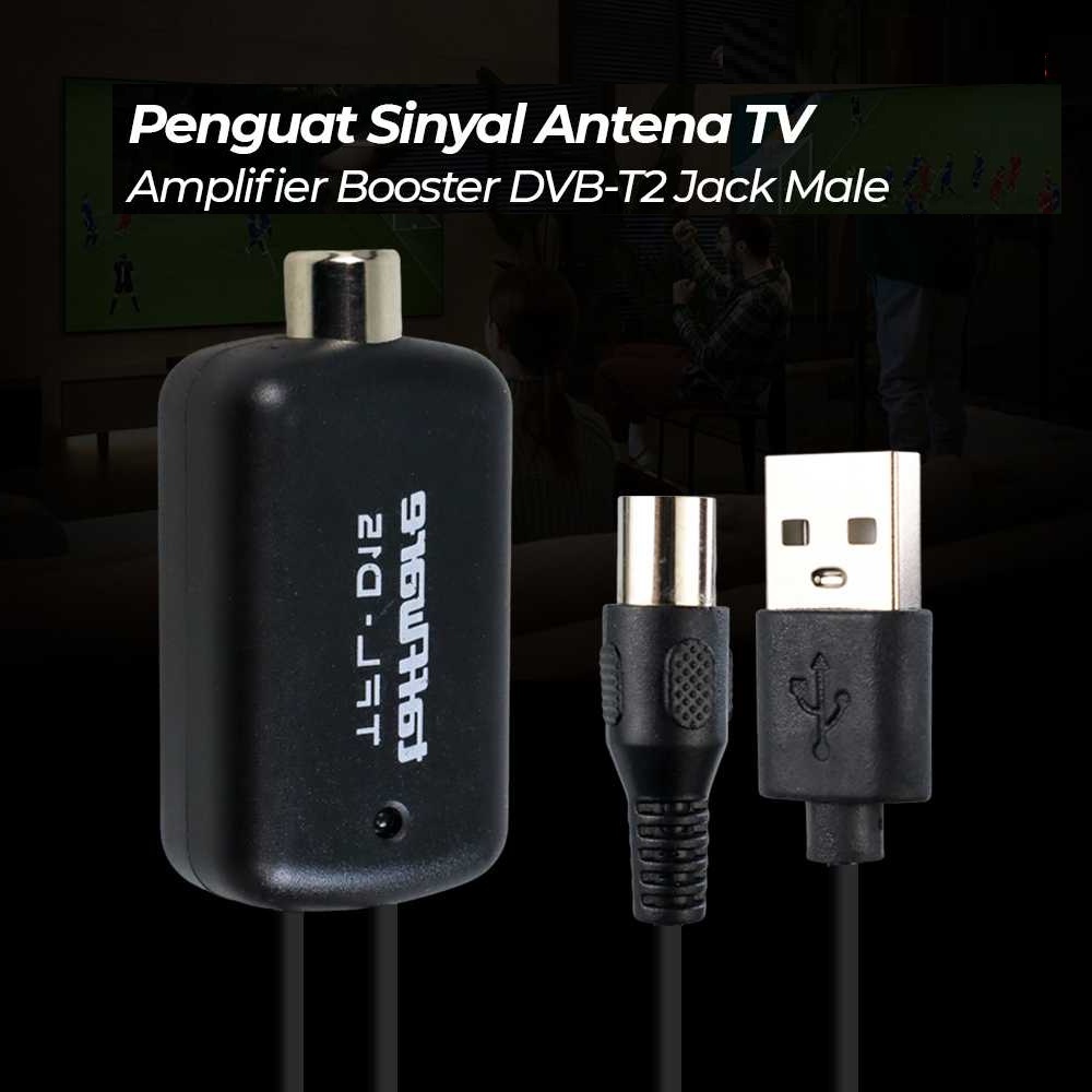Booster Antena TV Digital Indoor Penguat Siyal TV Digital Boster Antena STB