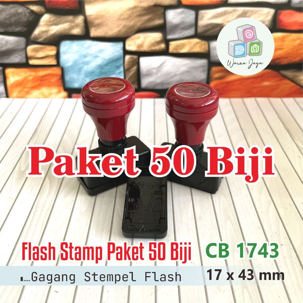 

Gagang Stempel Flash 1743 mm / Paket 50 Biji / STEMPEL FLASH HANYA GAGANG SAJA