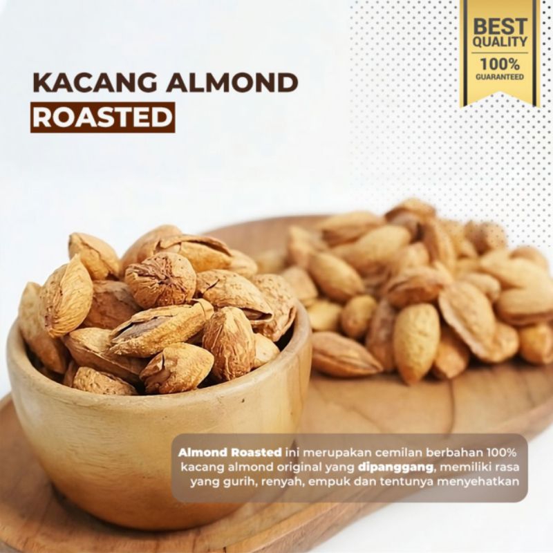 

Kacang Almond Curah Roasted Oleh-oleh Haji & Umroh