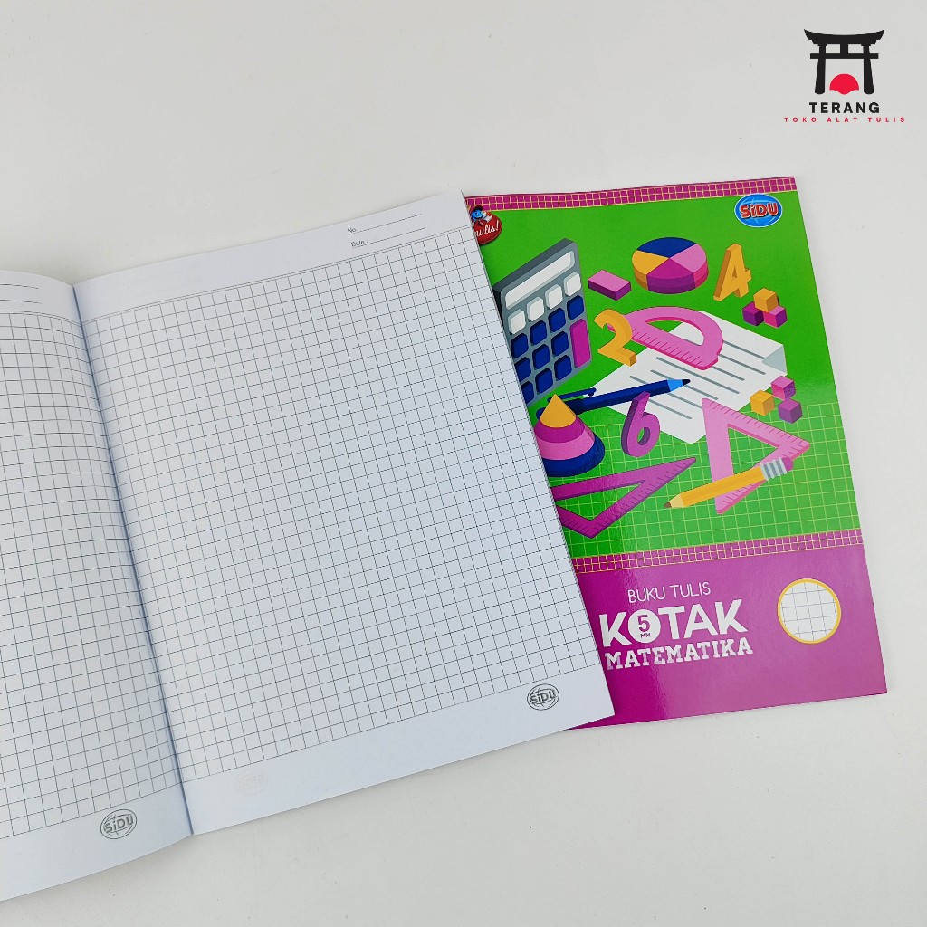 

Satuan Buku Tulis Sidu Matematika Kotak Kecil 38 Lembar Sinar Dunia