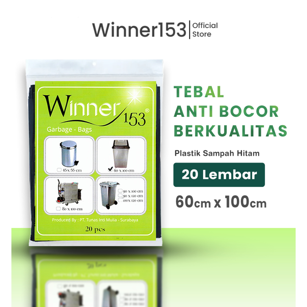 KANTONG PLASTIK SAMPAH 60x100 ISI 20lbr