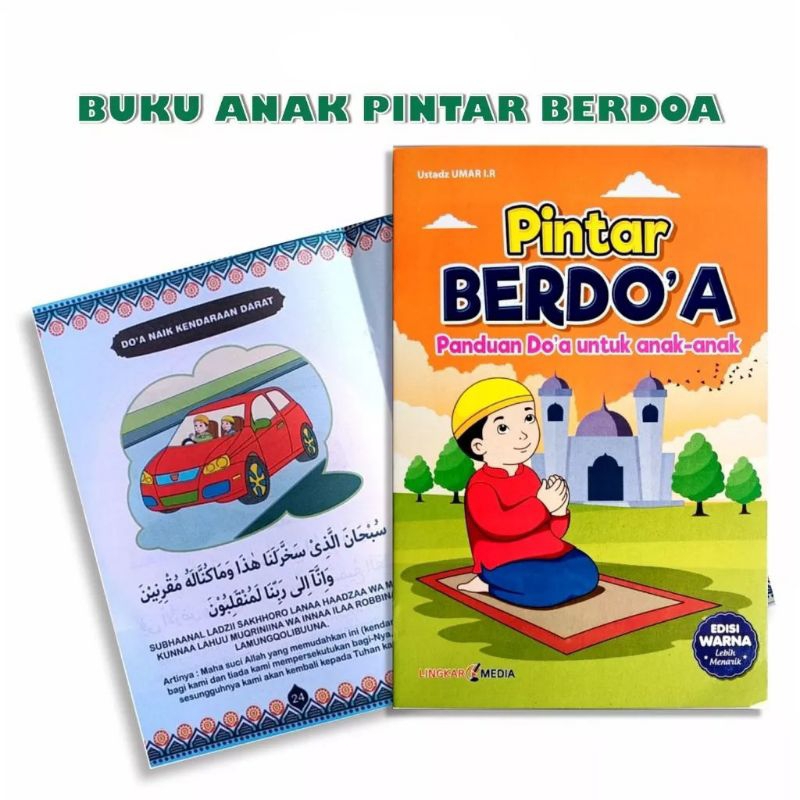 Buku anak pintar berdoa buku panduan doa untuk anak anak bergambar full colour