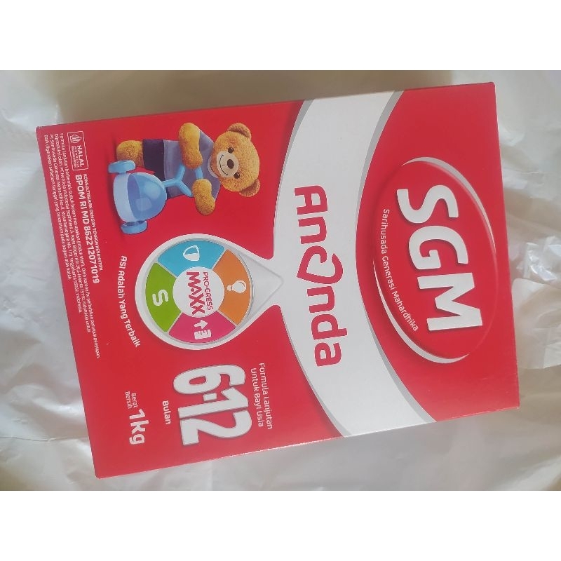 SGM 0-6/6-12 bulan 1000gr exp 2026