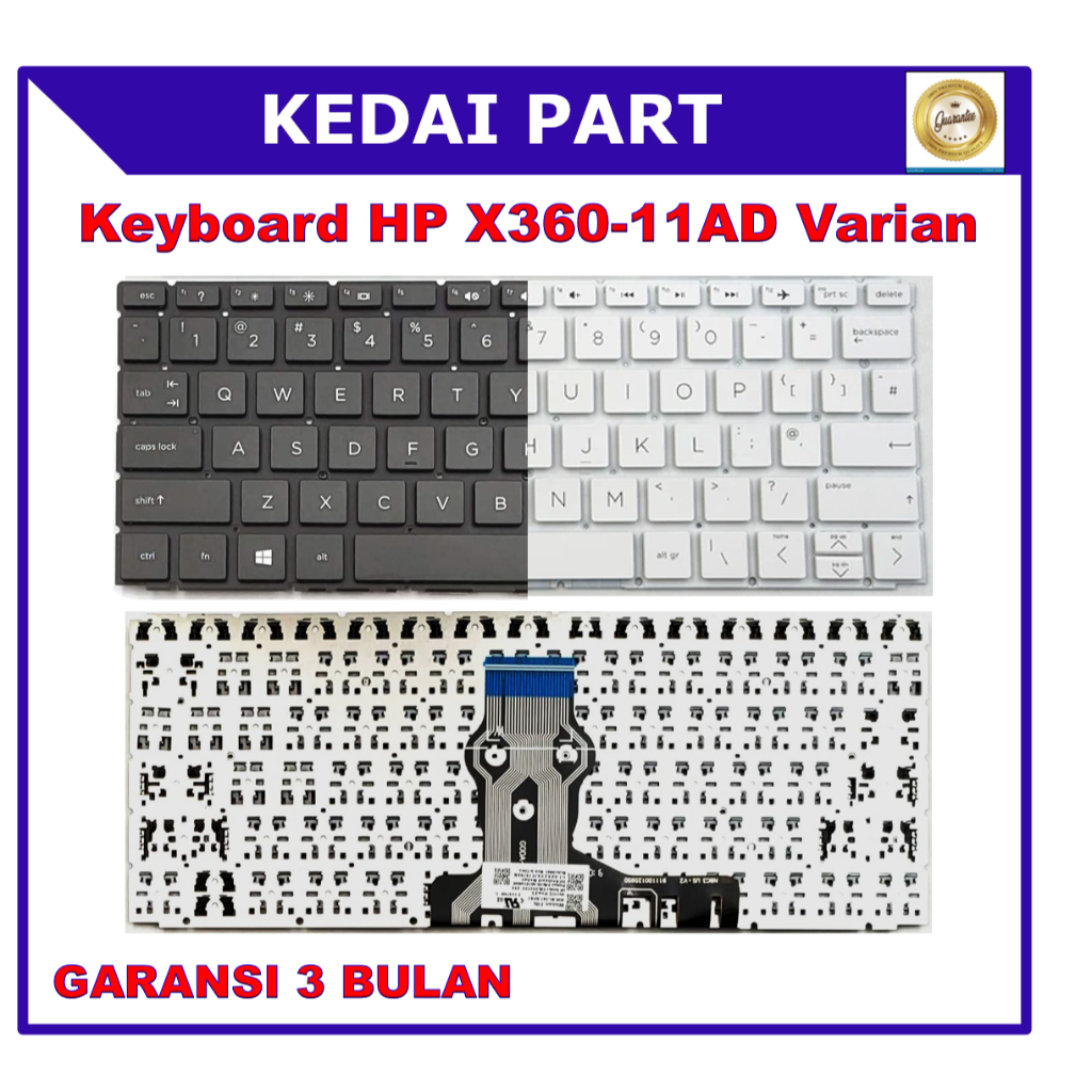 Keyboard Hp Pavilion X360-11AD 11-AD106TU 11-AD108CA 11-AD108CA 11-AD113DX 11M-AD X360-11M X360 11M 