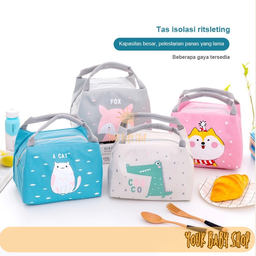 Ybs Tas Bekal Makanan Lunch Bag Anak Cooler Bag Asi Bayi Newborn Baby Travelling Bag