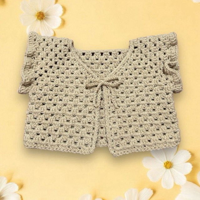 Rompi Rajut Bayi Perempuan