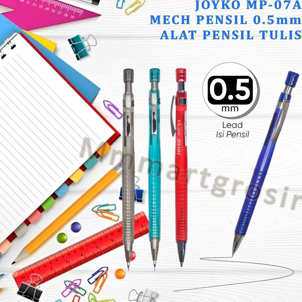 

Joyko / Mech Pencil 0.5mm / Alat Pensil tulis / MP-07 & MP-07A