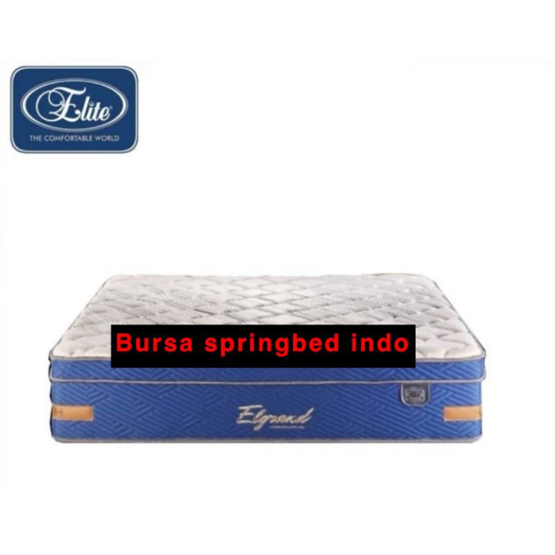 elite elgrand 120 x 200 kasur springbed plush top spring bed