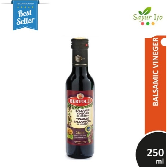

BERTOLLI Balsamic Vinegar of Modena 250 ML / Botol Vinaigre Balsamique De Modena Cuka Makan Hitam Italy PREMIUM Instant HALAL