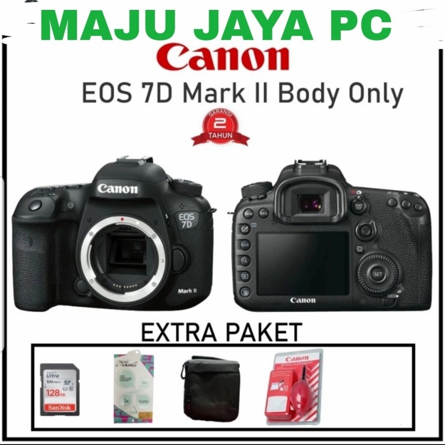 KAMERA DSLR CANON 7D MARK II BARU ORIGINAL