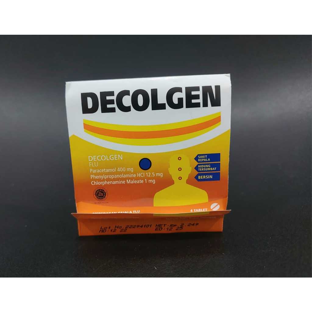 Decolgen 4 Tablet - Obat Batuk & Flu