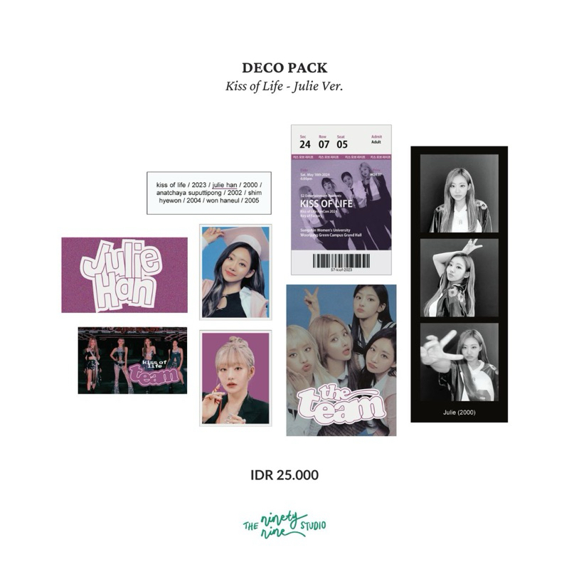 

Deco Pack | Kiss of Life (Art Prints & Stickers)