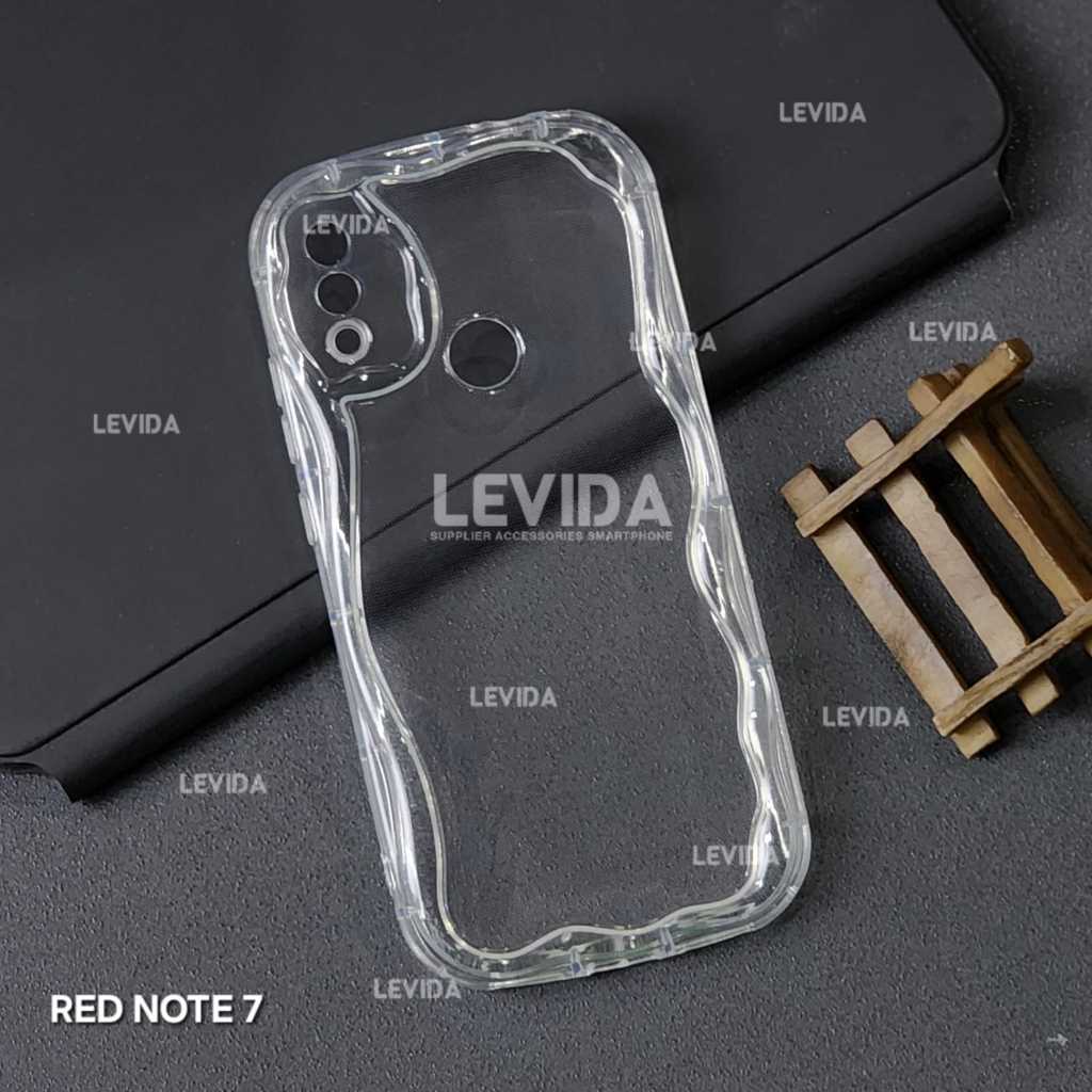 Softcase Silikon Bening Melting Case Gelombang Redmi Note 7 Redmi Note 7 Pro Redmi Note 8 Redmi Note