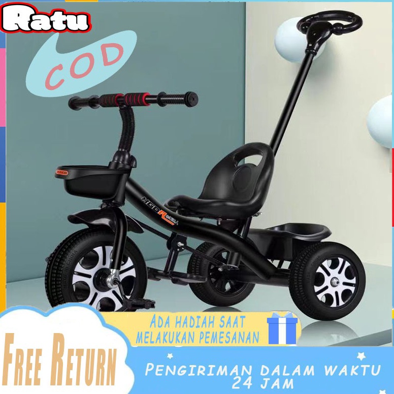 KODE L57L ReadyPengiriman 24 jam Sepeda roda tiga anak 1 tahun sepeda roda 3 bayi tricycle anak sepe