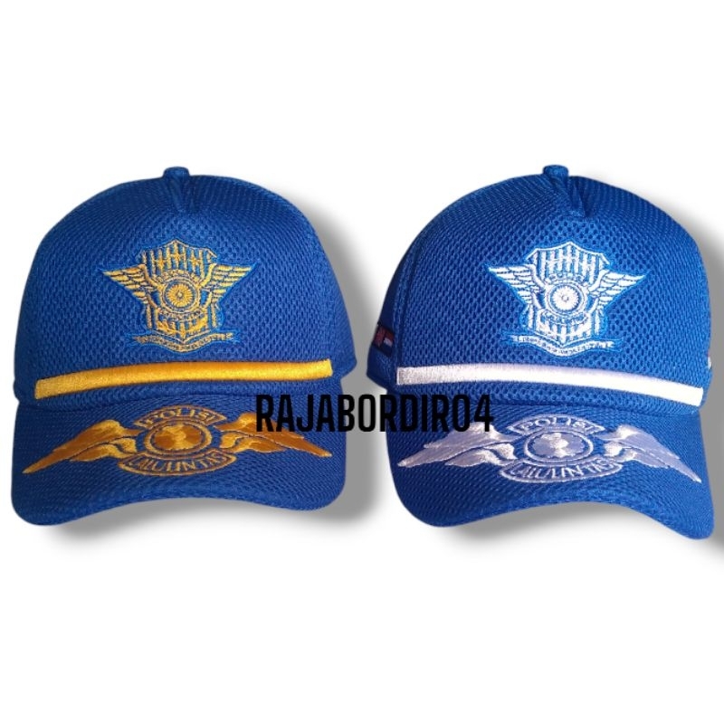 Topi Polisi Lalu Lintas Bordir