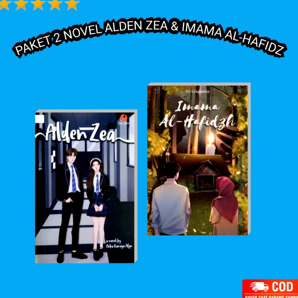 PAKET 2 NOVEL ALDEN ZEA  IMAMA ALHAFIDZ  N P KODE Y8E5