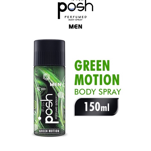 HJ6 Posh Spray Cologne Men Green Motion Botol 15 ml