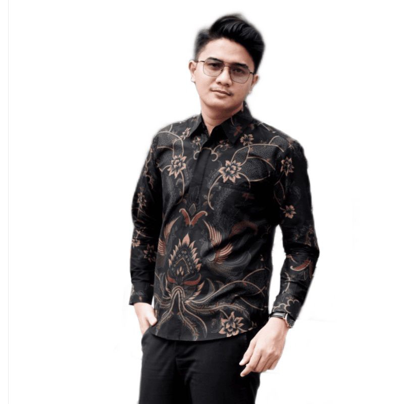 Batik pria Dewasa/Kemeja Batik Pria Dewasa Lengan panjang M L XL XXL