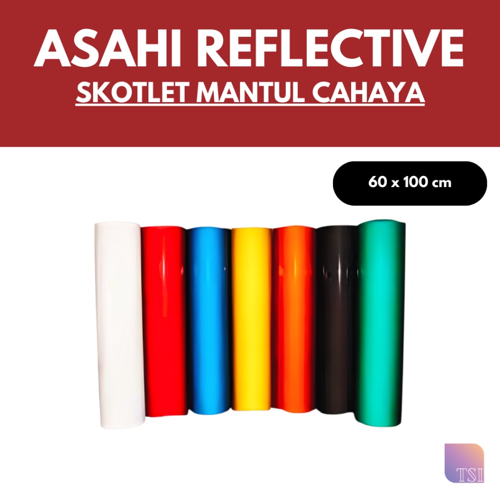 Stiker Asahi Skotlet  Scotlight  Reflektif p LX2