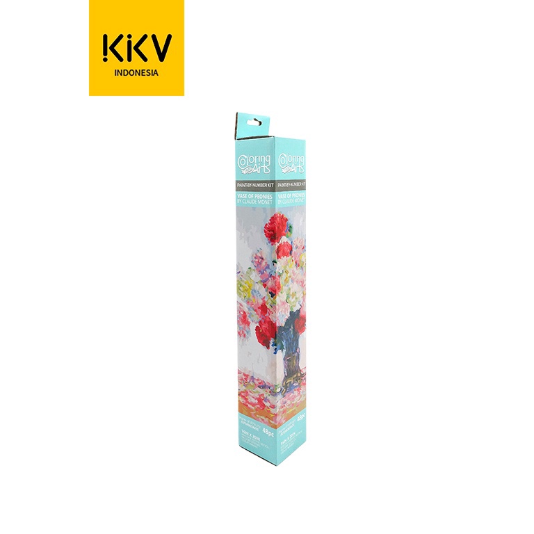 

KODE T8Q6 KKVLangerPaint By Numbers Hanging Version Vase of PeoniesTerrace at NightDance Class