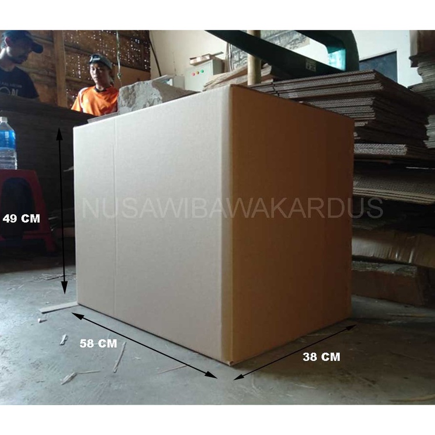 

Murah kardus box packing polos 58x38x49 murah kotak karton